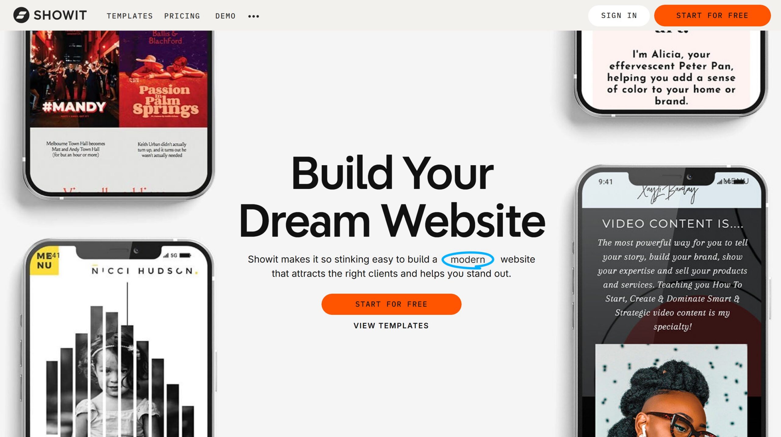 Showit Website